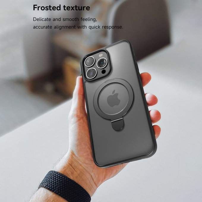 MagSafe Delight tok iPhone 15 Pro Max, fekete, Devia