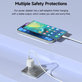 Mini USB-C töltőadapter, PD 30W, fehér, Devia
