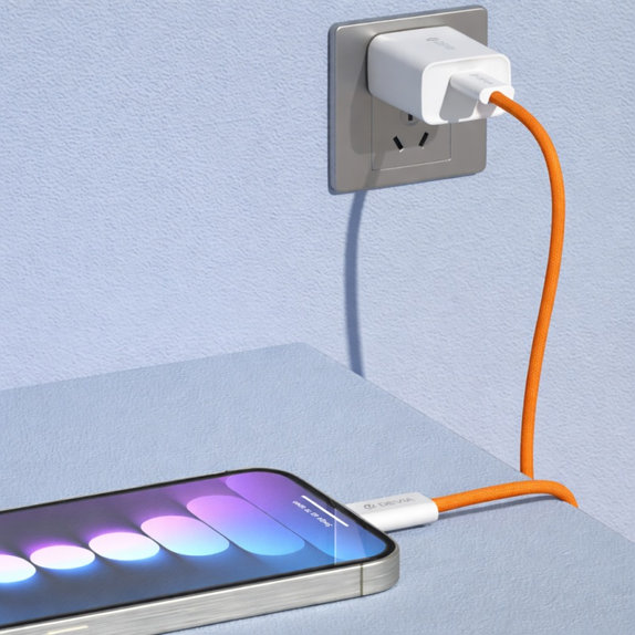 USB-C / USB-C kábel Smart, PD 60W, 1m, narancssárga, Devia