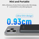 MagSafe PowerBank Extreme Speed Mini kijelzővel, PD 20W, 5000mAh, Space Grey, Devia