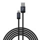 Lightning / USB kábel Gracious, 2,4A, 1m, fekete, Devia