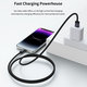 Lightning / USB kábel Gracious, 2,4A, 2m, fekete, Devia