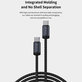 USB-C / USB-C kábel Gracious, PD 60W, 2m, fekete, Devia