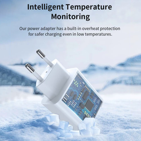 Rocket USB-C töltőadapter, PD 45W, fehér, Devia