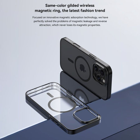 MagSafe Glimmer tok iPhone 16, fekete, Devia