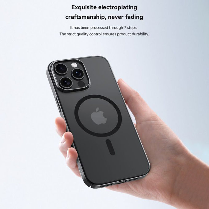 MagSafe Glimmer tok iPhone 16 Pro Max, fekete, Devia