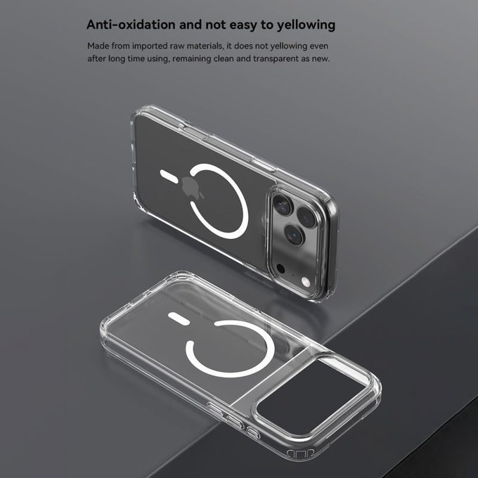 MagSafe Clear tok iPhone 17, átlátszó, Devia