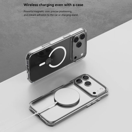 MagSafe Clear tok iPhone 17 Pro Max, átlátszó, Devia