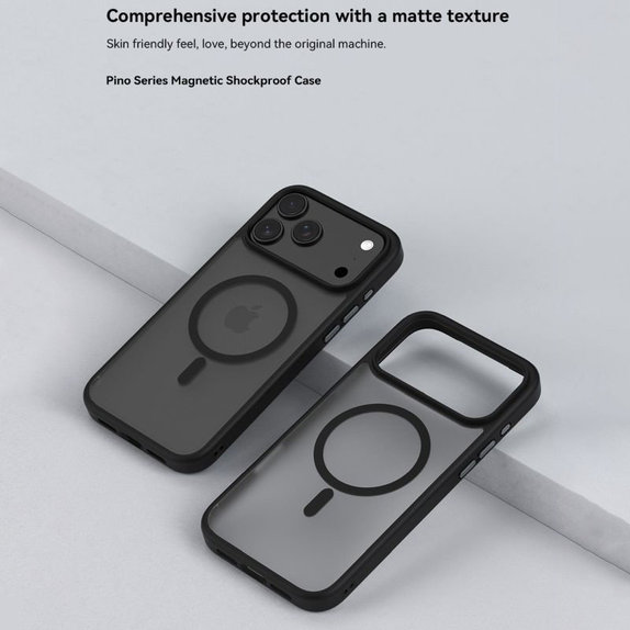 MagSafe Pino tok iPhone 17, fekete, Devia