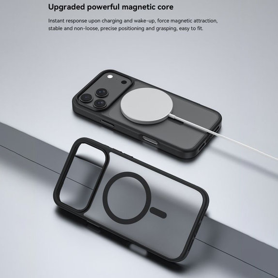 MagSafe Pino tok iPhone 17 Pro, fekete, Devia