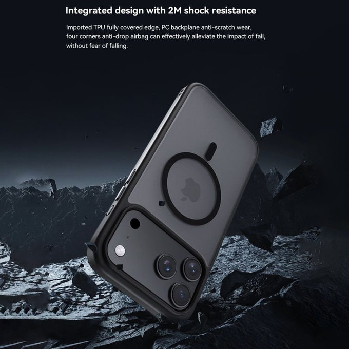 MagSafe Pino tok iPhone 17 Pro, fekete, Devia