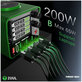 200W-os többportos töltőállomás, 2UUL PC01