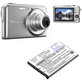 Akkumulátor Casio Exilim Card Ex-S880, 650mAh, Li-Ion, 3.7V, NP-20, HQ