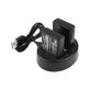 2 db Akkumulátor töltővelNikon Coolpix P7000, P7700, D3100, D3200, D5100, 1030mAh, Li-Ion, 7.4V, EN-EL14, HQ