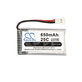 Akkumulátor Hubsan X4 H107, 650mAh, Li-Pol, 3.7V, H107C-A24, HQ