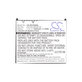 Akkumulátor HP Compaq iPAQ rx3000, rx3115, rx3700, hx2110, hx2790, 1400mAh, Li-Ion, 3.7V, HSTNH-M03B-SS, HQ