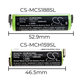 Akkumulátor Moser Easy Style 1881, 2000mAh, Ni-MH, 1.2V, 1852-7531, HQ