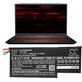Akkumulátor MSI GF63, MSI GF75, MSI GS63, 4500mAh, Li-Pol, 11.4V, BTY-M6K, HQ