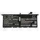 Akkumulátor Dell XPS 13 9370, 6300mAh, Li-Ion, 7.6V, DXGH8, HQ