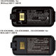 Akkumulátor Intermec CK3, CK3A, CK3X, CK3R, CK3C, CK3C1, CK3N, 5200mAh, Li-Ion, 3.7V, 318-034-001, HQ