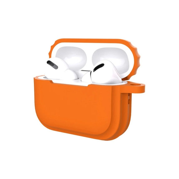 Szilikon tok, AirPods Pro 2, narancssárga