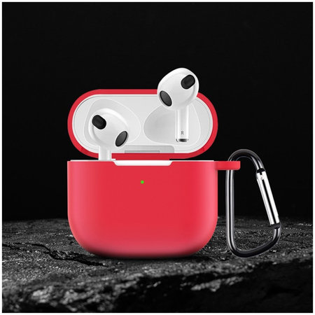 Szilikon tok, AirPods 4, narancssárga