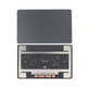 Trackpad komplett MacBook Pro 14", A2779 (2023), Space Gray, 661-32206, Genuine Apple