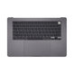 Felső billentyűzetkeret MacBook Air 15", A3114 (2023), US billentyűzettel és akkumulátorral, Space Gray, 661-34895, Genuine Apple