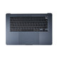 Felső billentyűzetkeret MacBook Air 15", A3114 (2024), US billentyűzettel és akkumulátorral, Midnight, 661-40269, Genuine Apple
