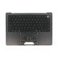 Felső billentyűzetkeret MacBook Pro 14", A3185 (2024), US billentyűzettel és akkumulátorral, Space Black, 661-50210, Genuine Apple