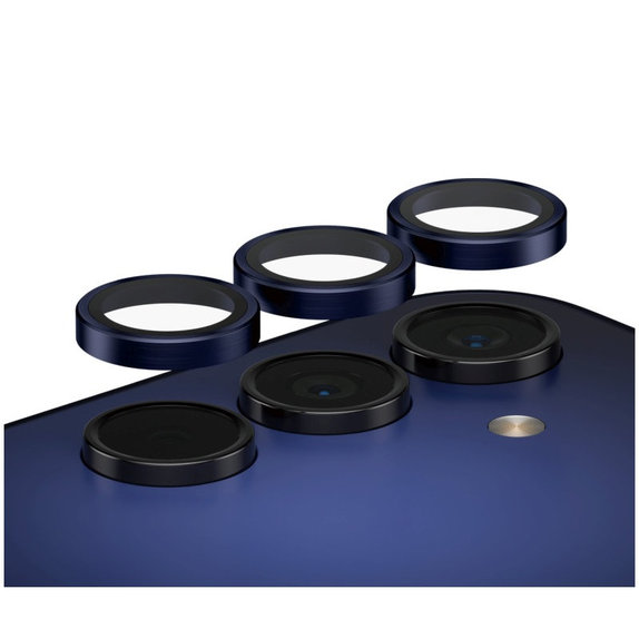 Hoops Kameralencse-védő Samsung A15/A15 5G készülékhez, Kék/Fekete, PanzerGlass