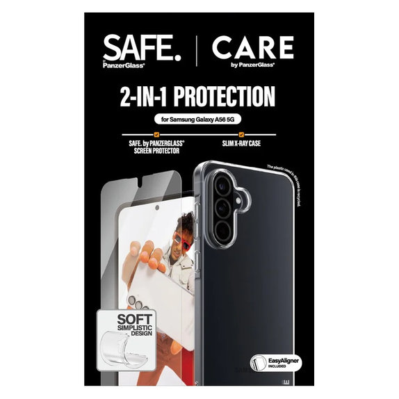 Bundle 2 az 1-ben applikátorral Samsung Galaxy A56 5G készülékhez, PanzerGlass