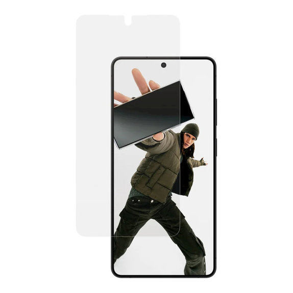 UWF edzett üveg FASTFIT In-A-Box applikátorral Samsung S26 Ultra készülékhez, Átlátszó, PanzerGlass