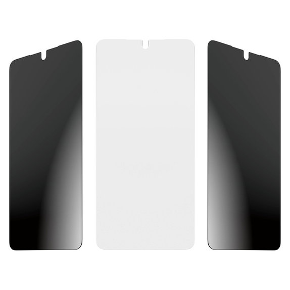 Edzett üveg UWF 2-Way Privacy applikátorral Samsung Galaxy S26+ készülékhez, Átlátszó, PanzerGlass