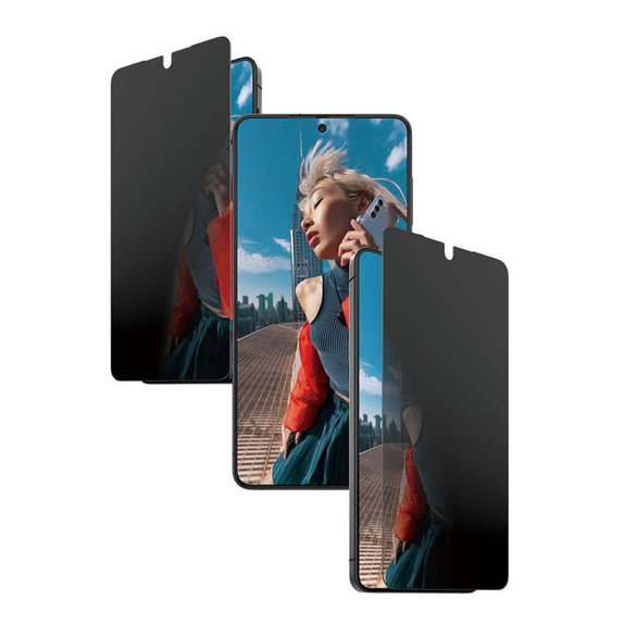 PanzerGlass - UWF 2-Way Privacy edzett üveg FASTFIT In-A-Box csomaggal Samsung Galaxy S26+ készülékhez, átlátszó