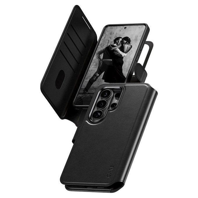 Tok Wallet Tango Two-In-One QI-vel - Samsung S26 Ultra, fekete, CARE