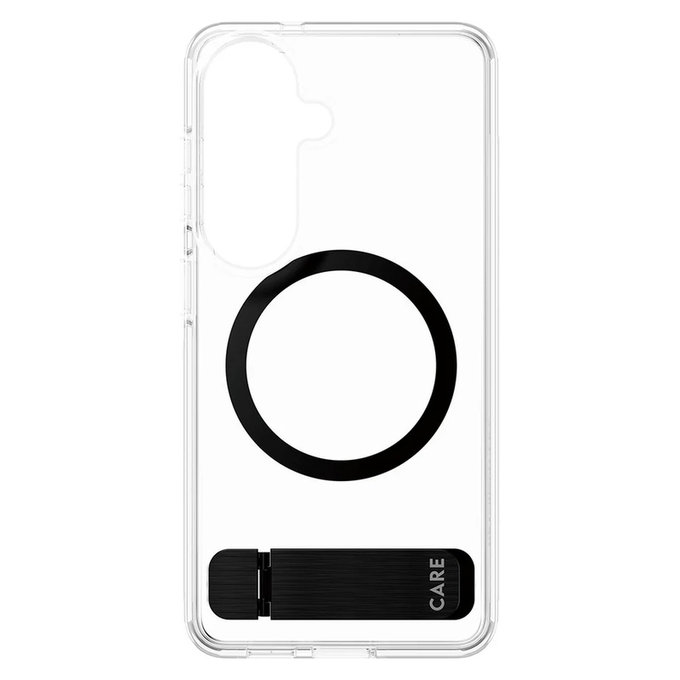 Tok Kickstand fekete QI-val Samsung Galaxy S26 készülékhez, Átlátszó, PanzerGlass
