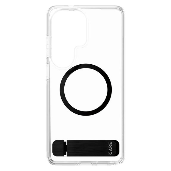 Tok Kickstand fekete QI-val Samsung Galaxy S26 Ultra készülékhez, Átlátszó, PanzerGlass
