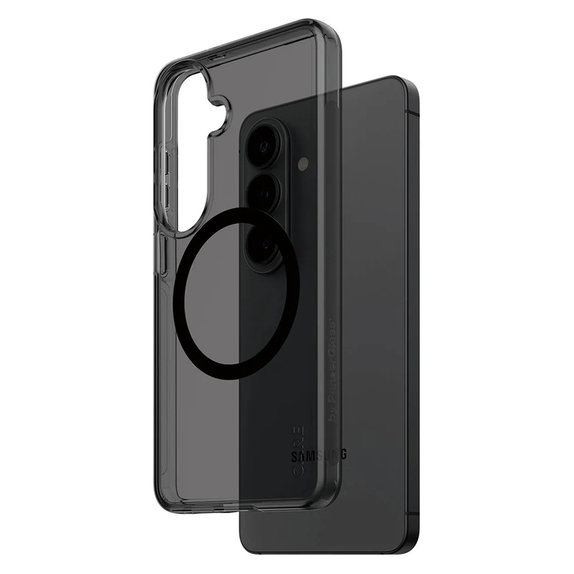 Tok Smokey fekete QI-val Samsung Galaxy S26 készülékhez, Fekete, PanzerGlass