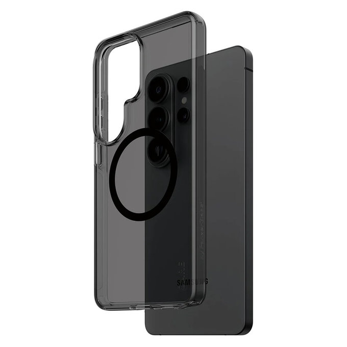 Tok Smokey fekete QI-val Samsung Galaxy S26 Ultra készülékhez, Fekete, PanzerGlass