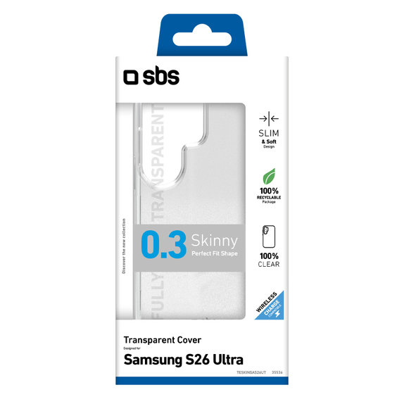 SBS - Skinny tok Samsung Galaxy S26 Ultra, átlátszó