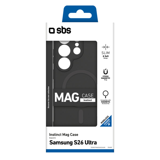 SBS - Tok Instinct Mag - Samsung Galaxy S26 Ultra, fekete
