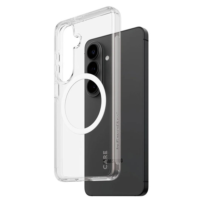 Tok Urban Explorer fehér QI-val Samsung Galaxy S26 készülékhez, Átlátszó, PanzerGlass