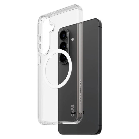 Tok Urban Explorer fehér QI-val Samsung Galaxy S26+ készülékhez, Átlátszó, PanzerGlass