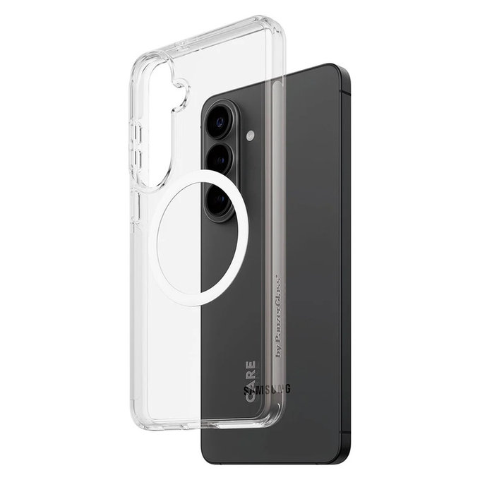 Tok Urban Explorer fehér QI-val Samsung Galaxy S26+ készülékhez, Átlátszó, PanzerGlass