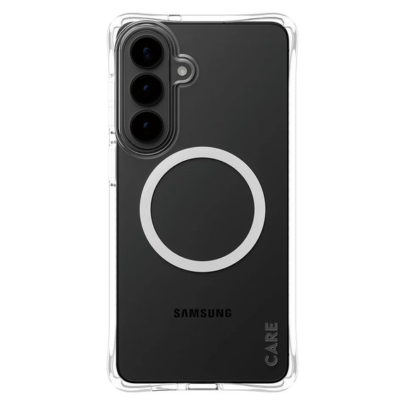 Tok Samba fehér QI-val Samsung Galaxy S26+ készülékhez, Átlátszó, PanzerGlass