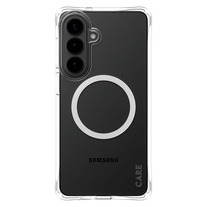 Tok Samba fehér QI-val Samsung Galaxy S26+ készülékhez, Átlátszó, PanzerGlass