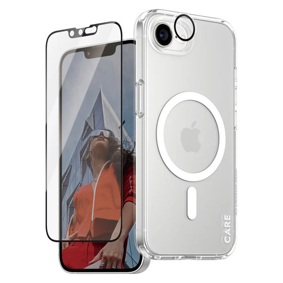 Bundle 3 az 1-ben iPhone 17e/16e készülékhez, PanzerGlass