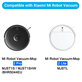 Pótalkatrész készlet Xiaomi Mi Robot Vacuum Mop 2 Pro, 2 Lite (1x Főkefe, 2x Szűrő, 2x Oldalkefe)