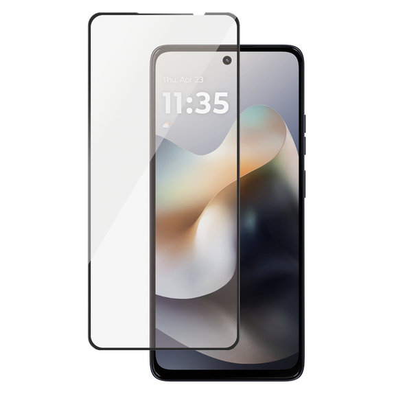 Edzett üveg UWF Motorola Moto G57 Power 5G készülékhez, Fekete, SAFE by PanzerGlass